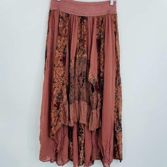 Free People Floral Godet Skirt - Picture 4 of 8